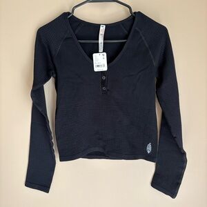 FP Free People Movement Long Sleeve Bail Out Top